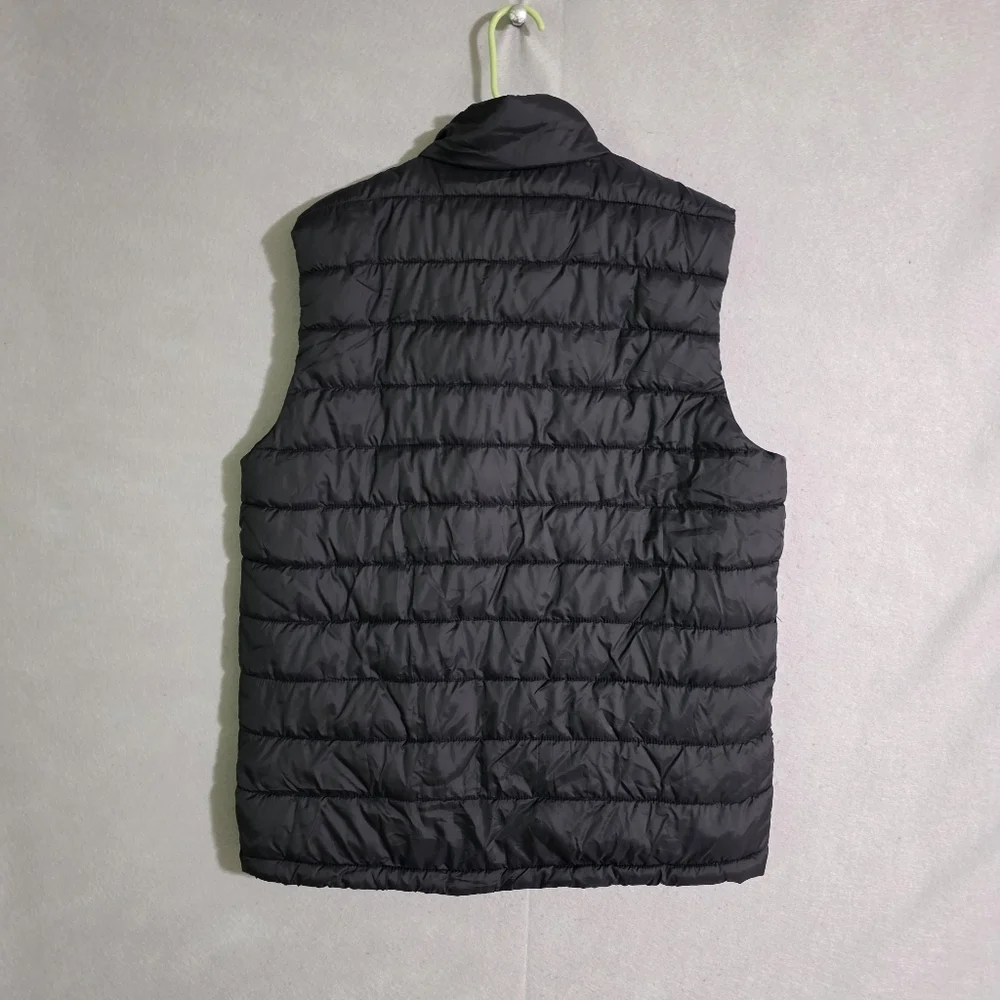 New Balance Mens Colorblock Puffer Tech Vest Water/Wind Resistant Size Medium
